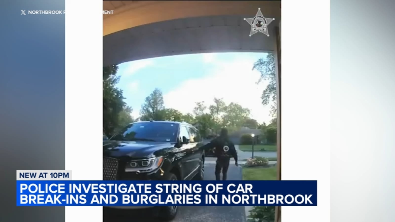 Attempted car break-in caught on video as Northbrook police investigate string of burglaries, thefts