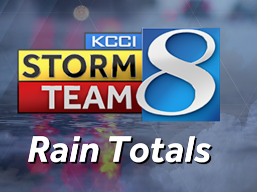 Iowa rainfall totals: Here's how much fell Monday night