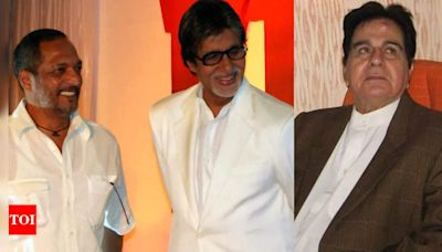Nana Patekar recalls how Amitabh Bachchan gave him sweets when he became 'nana' and also his shirt: 'Dilip Kumar got me a towel, dried me off himself' | Hindi Movie News - Times of India