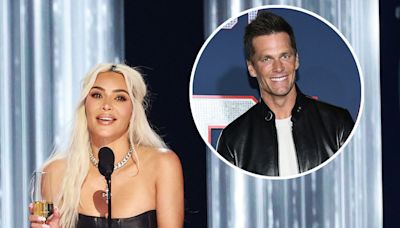 Kim Kardashian Intercepts Tom Brady Romance Rumors During Comedy Roast