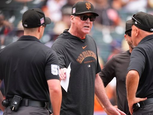 SF Giants manager Bob Melvin ejected before first pitch of game vs. Rockies