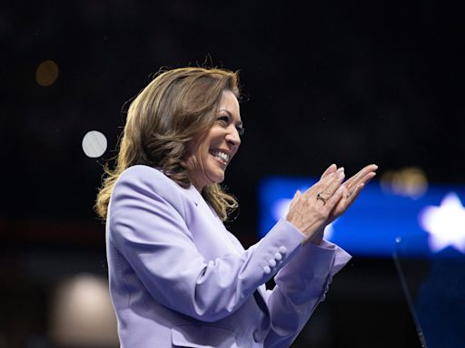 Kamala Harris leads Donald Trump in 5 battleground states, tied in Georgia, poll finds