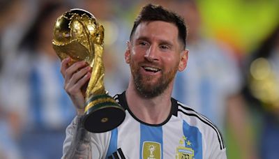 Retirement date? Lionel Messi's Argentina future addressed by Julian Alvarez as Man City forward admits world champions are always 'better' with Inter Miami superstar on the pitch...