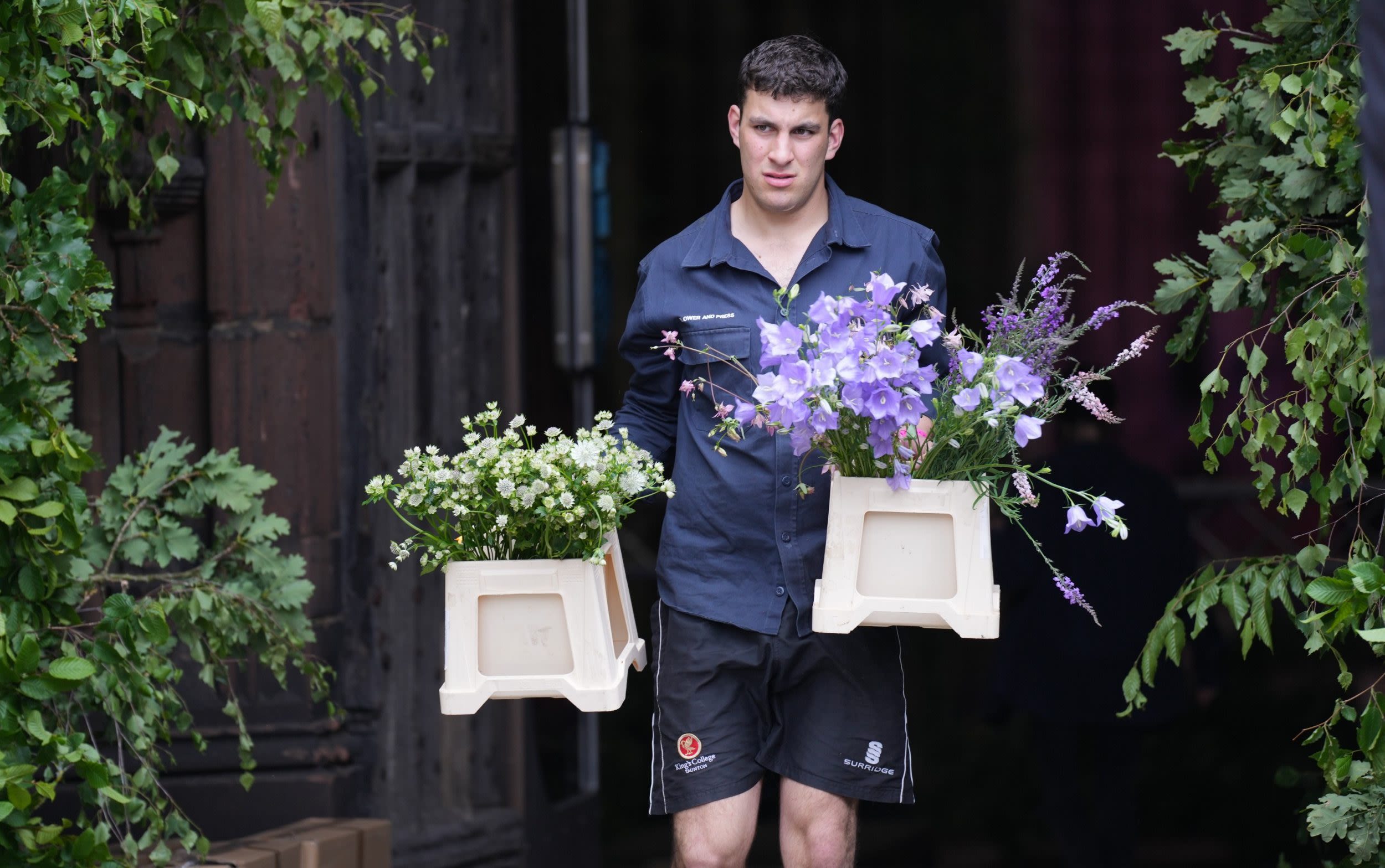 Florist for Duke of Westminster’s wedding is eco firm praised by Lily James