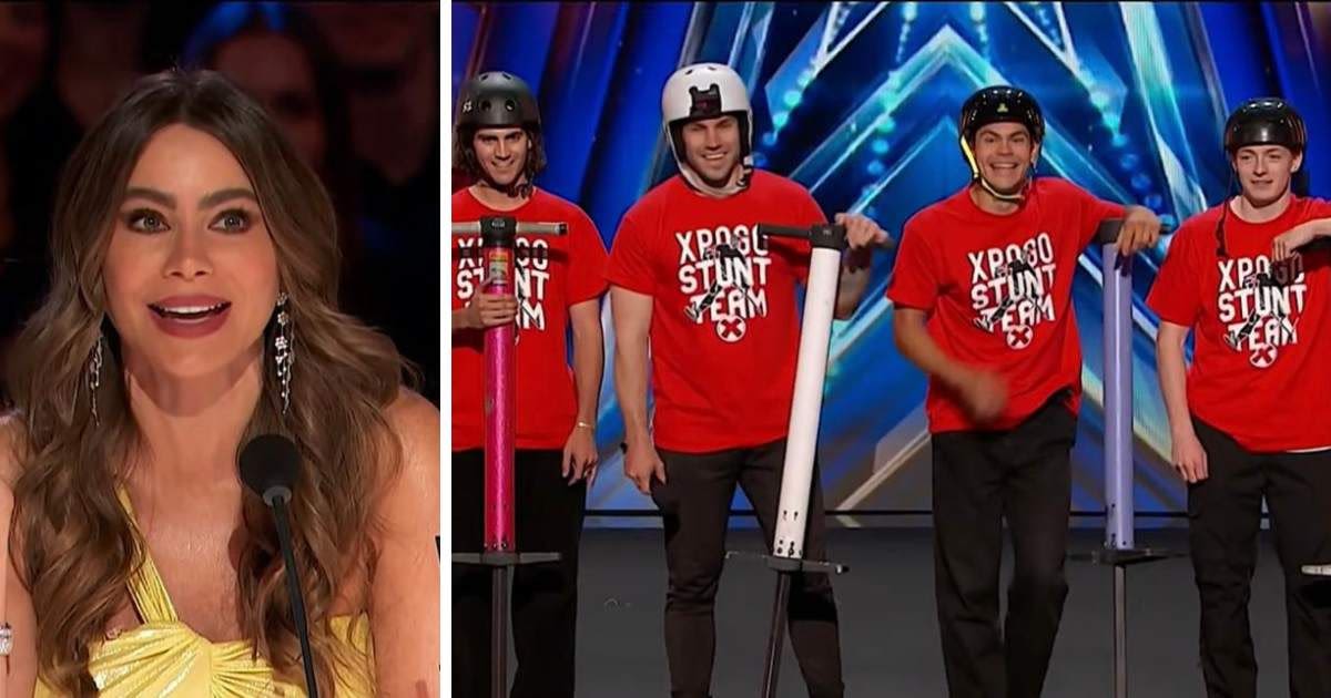 'AGT' Season 19: Watch Sofia Vergara's terrified reaction to Xpogo stunt team's breathtaking pogo act