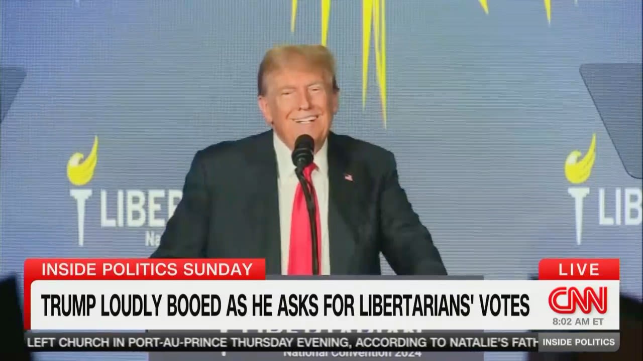 WATCH: Trump Gets Booed Out of the Building in Stunning Speech to Libertarian National Convention