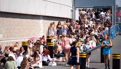 Swifties arrive ahead of day two of Wembley August run