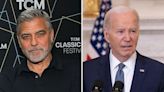 George Clooney llamó a la Casa Blanca para quejarse con Joe Biden y defender a su esposa