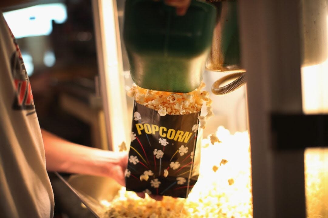 Here’s why we munch on popcorn at the movies