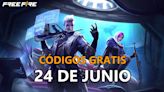 Free Fire | Códigos de hoy lunes 24 de junio de 2024: recompensas gratis