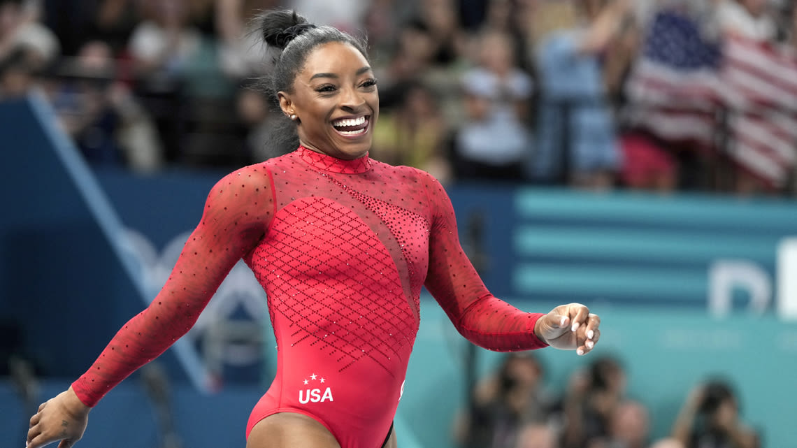 Watch: Simone Biles competes in the women's vault final