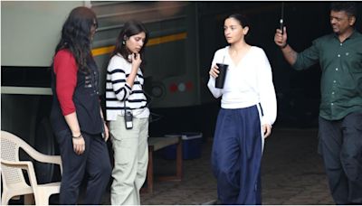 Alia Bhatt clicked on the sets of her YRF Spy Universe film Alpha, see pic