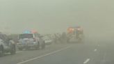 1 taken to hospital after I-10 crash during dust storm