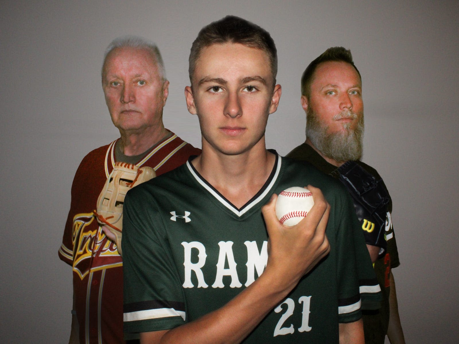 Ryder Olson pitching in at Pennridge, just like dad, grandfather did for USC baseball