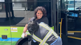 Bus driver violently attacked by homeless woman in Los Angeles