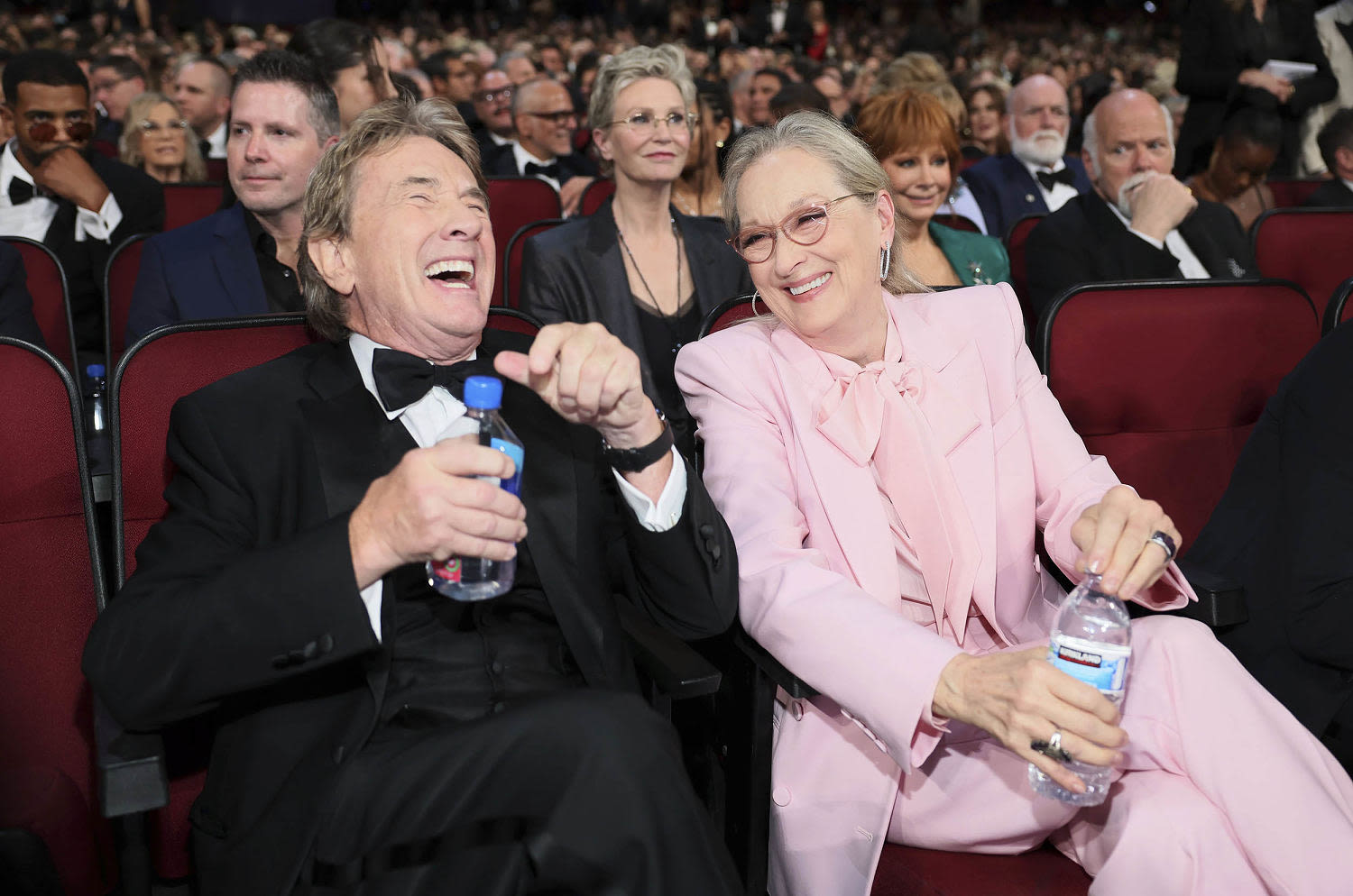 Meryl Streep and Martin Short sit side-by-side at Emmys amid dating rumors