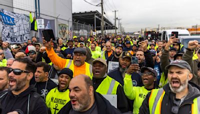 Dock worker strike shuts down ports in the East, threatening big hit to the U.S. economy