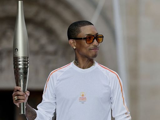 Pharrell Joins the Final Stretch of Olympic Opening Ceremony