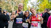 Sheinelle Jones conquers the New York City Marathon. See her finish line moment