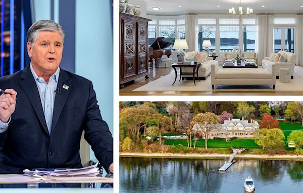 Fox News Star Sean Hannity Lists His $13.8M Waterfront Estate in Oyster Bay, NY