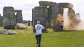 Just Stop Oil spray orange paint on Stonehenge in outrageous protest