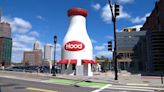 Milk Bottle outside Boston Children's Museum opens for season