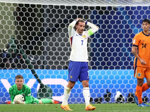 Uno en contra, el único gol que el poderío ofensivo de Francia consiguió en las dos primeras fechas de la Eurocopa