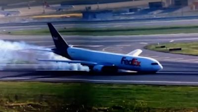 Watch: Boeing 767 hits runway nose first during emergency landing at Istanbul airport