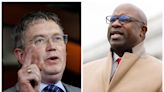 Democratic Rep. Jamaal Bowman and GOP Rep. Thomas Massie got in a heated exchange over gun violence in the halls of Congress: 'Calm down? Children are dying!'