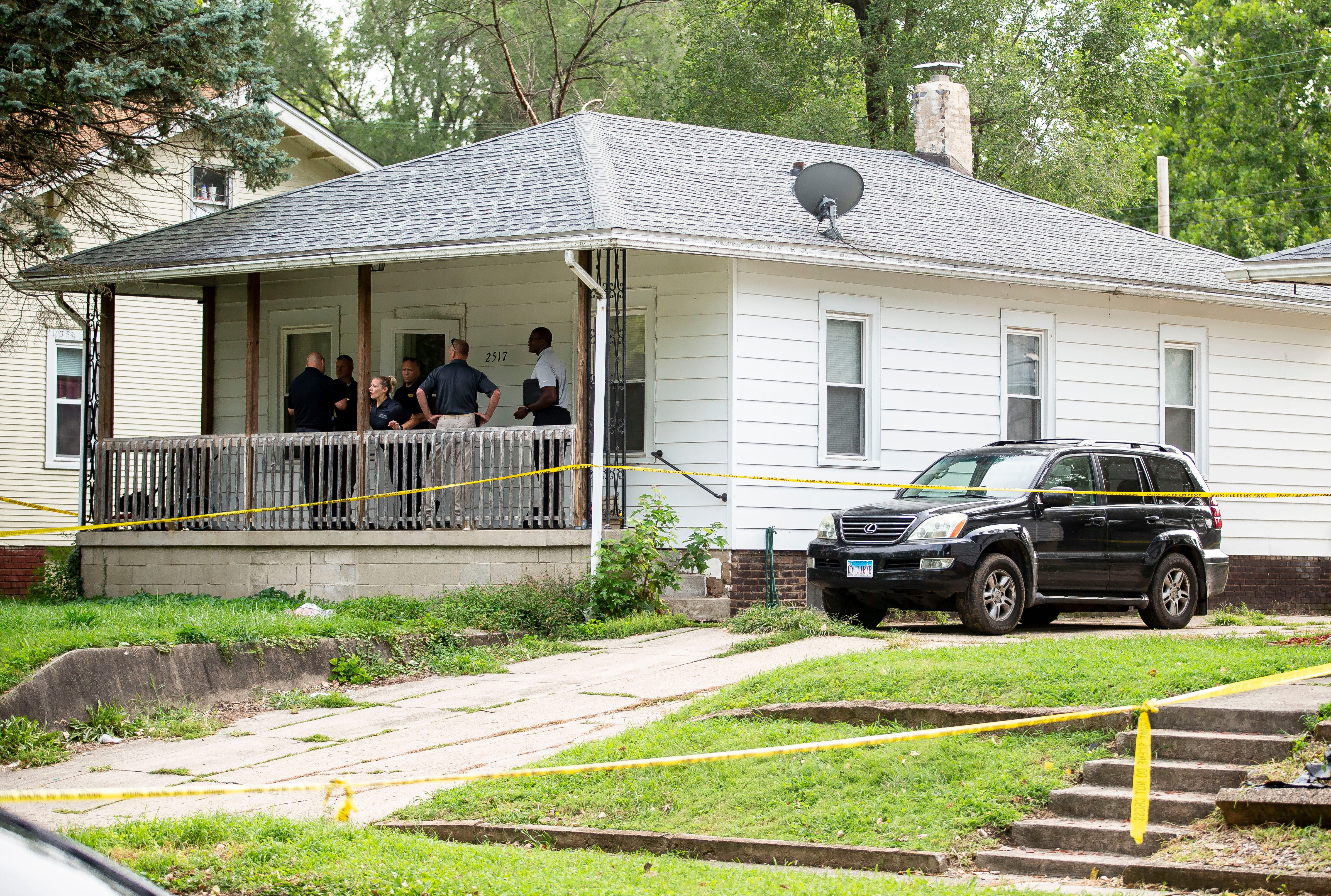 Witnesses: Murder defendant was at a party at a house where three people were later found dead