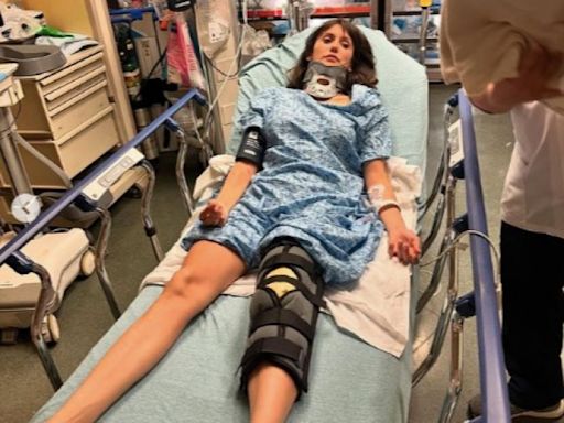 Nina Dobrev acaba en el hospital tras sufrir un accidente de bicicleta