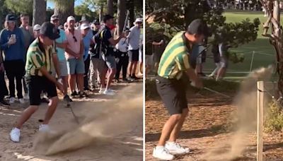 'F---ing bull----': LIV golfer rages after relatable tree trouble spoils round