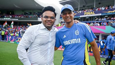 Jay Shah reveals reason behind Dravid not re-applying for head coach role; confirms '2 names' shortlisted as replacement