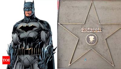 Batman to receive historic Hollywood Walk of Fame star today: PIC inside | English Movie News - Times of India