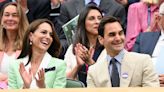 Kate Middleton Makes Stylish Appearance as She Joins Roger Federer at Wimbledon