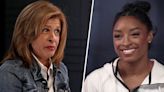 EXCLUSIVE: Simone Biles explains to Team USA that Hoda Kotb is the ‘gymnastics Olympic mother'