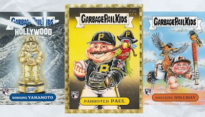 MLB stars featured as Garbage Pail Kids in limited edition trading cards