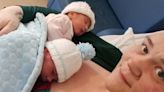 Woman gives birth naturally to twins born at exact same time