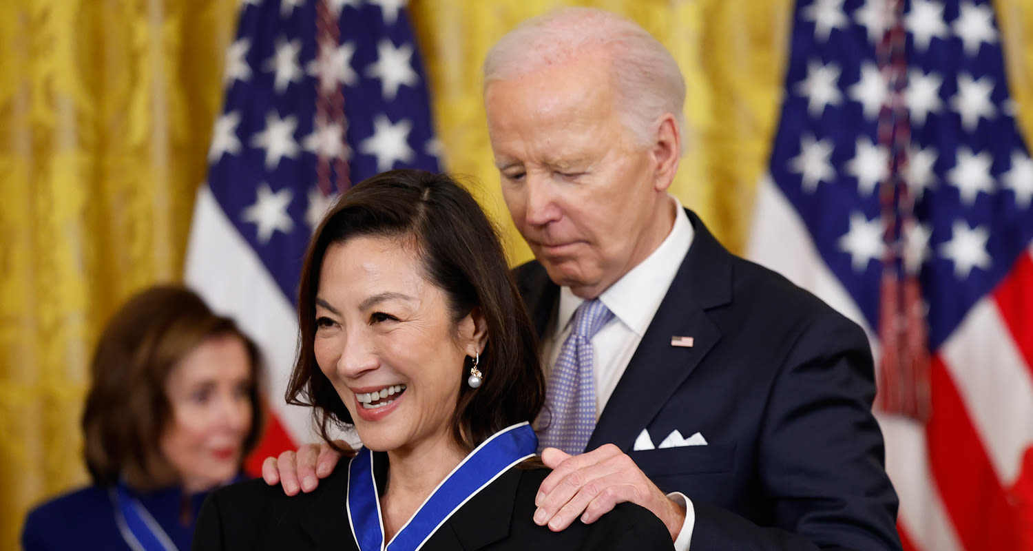 Michelle Yeoh Honored with Presidential Medal of Freedom by President Joe Biden