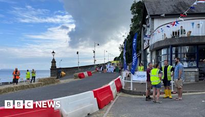 Penarth: Downhill derby called off after racer hospitalised