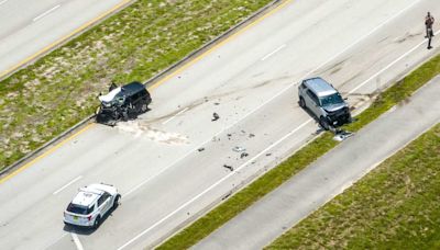 Collier County Sheriff's Office vehicle involved in deadly Ave Maria crash