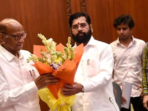 Maharashtra News: Sharad Pawar meets CM Eknath Shinde a day after Amit Shah’s ‘corruption mastermind’ jibe | Mint