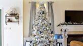 27 Flocked Christmas Tree Decorating Ideas to Bring Cheer