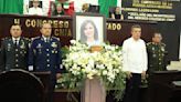 Congreso de Chiapas rinde homenaje a esposa del gobernador Rutilio