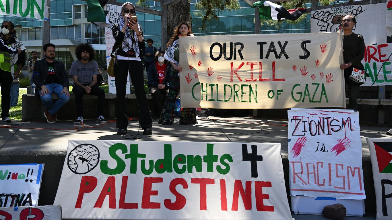 GOP plots ad blitz over anti-Israel college protests