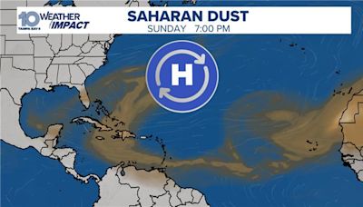 Saharan dust returns to the Tampa Bay area: Here's what it means for you