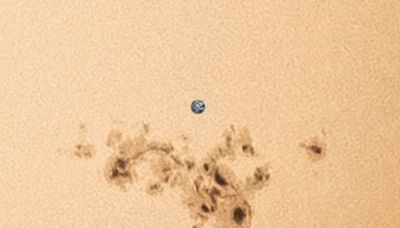 Still have eclipse glasses? See the sunspot 15 times wider than Earth