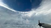 U.S. Government Plane Snaps Intense Footage Inside Mighty Hurricane Beryl