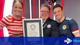 Radio presenter scoops Guinness World Record for putting on most kilts in a minute