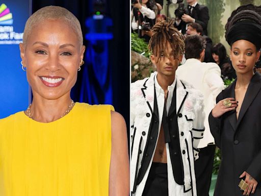 Jada Pinkett Smith Has Relatable Mom Moment Reacting to Kids Jaden, 25, and Willow, 23, at the 2024 Met Gala